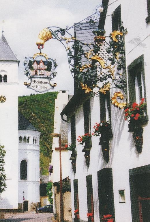Hotel Weinhaus Am Stiftstor Treis-Karden Esterno foto
